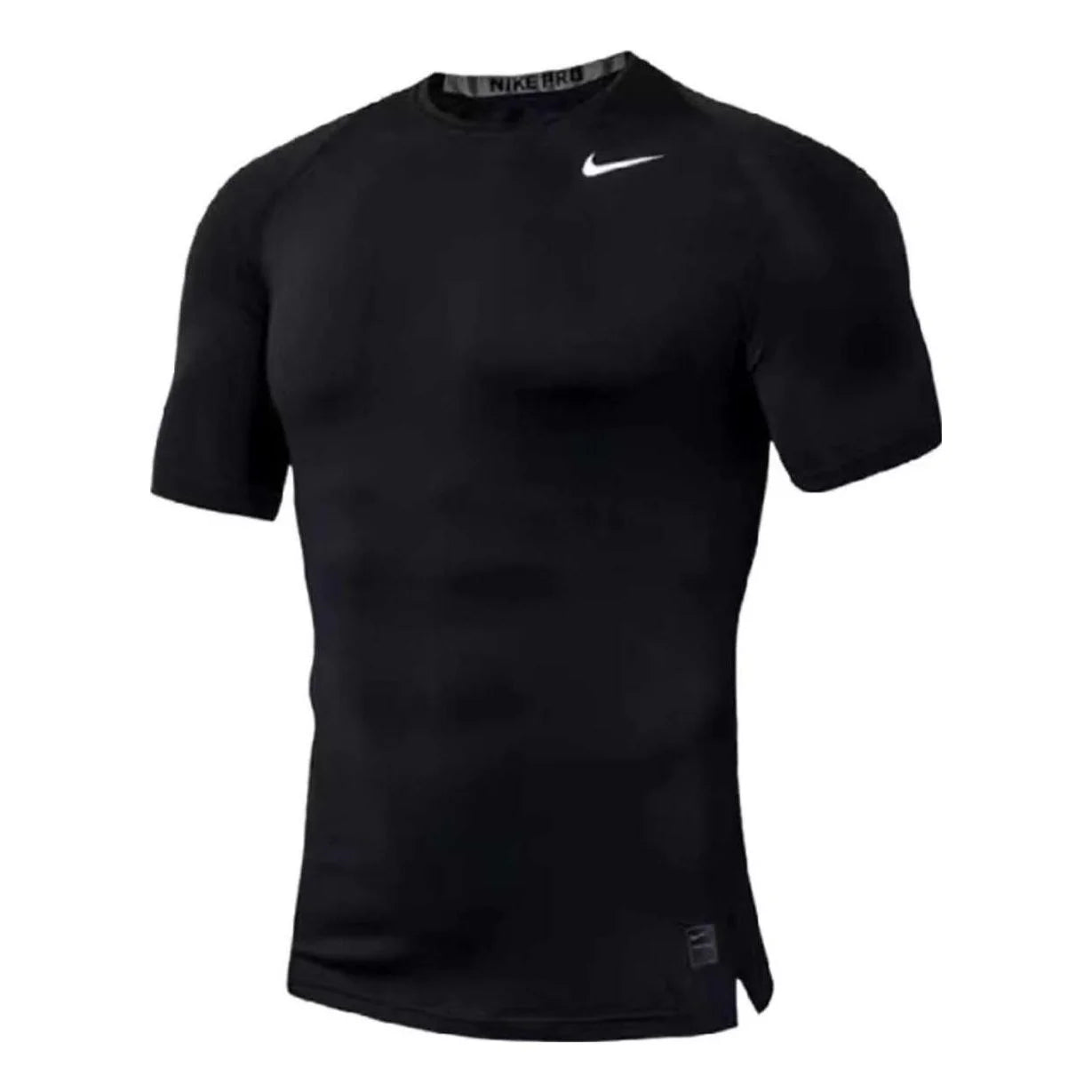 "NIKE" Short Sleeve "Black" Compression T-Shirt